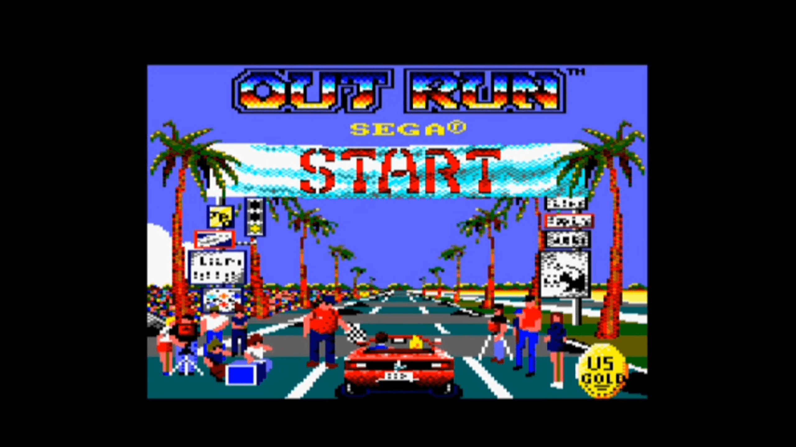 Amstrad Out Run game